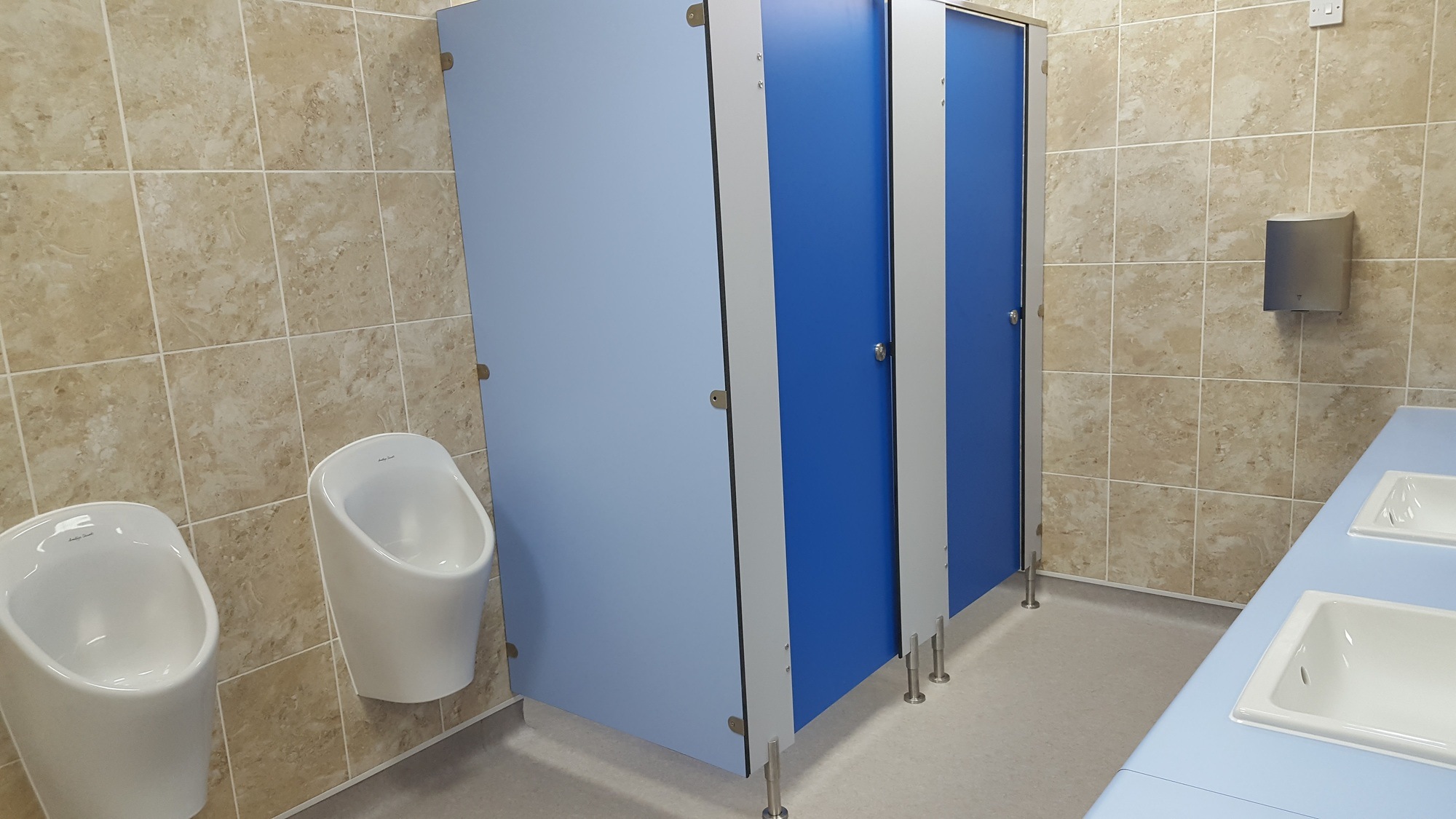 New toilets in Bournemouth and Poole College.