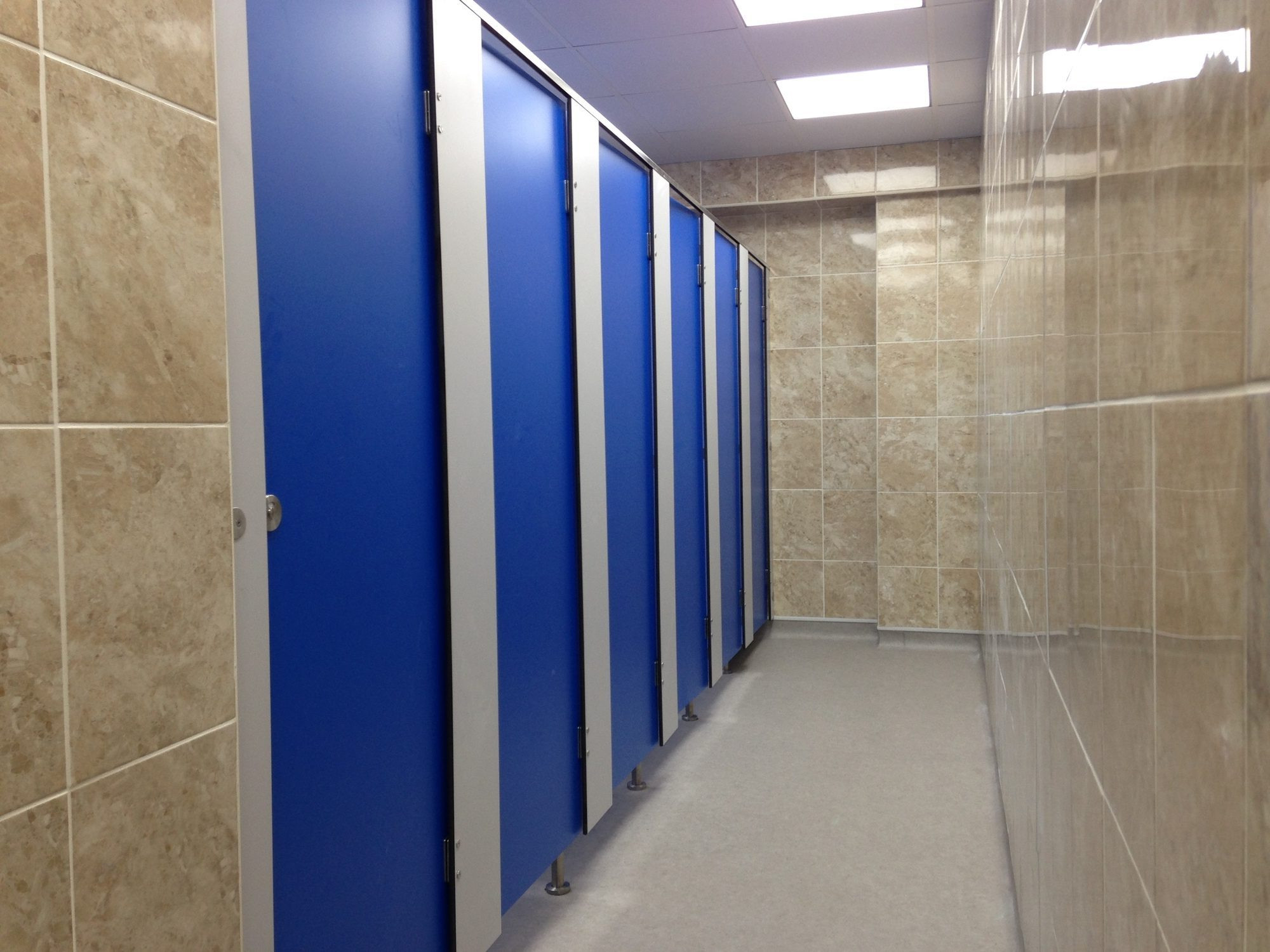 Toilet refurbishment for Bournemouth and Poole College.