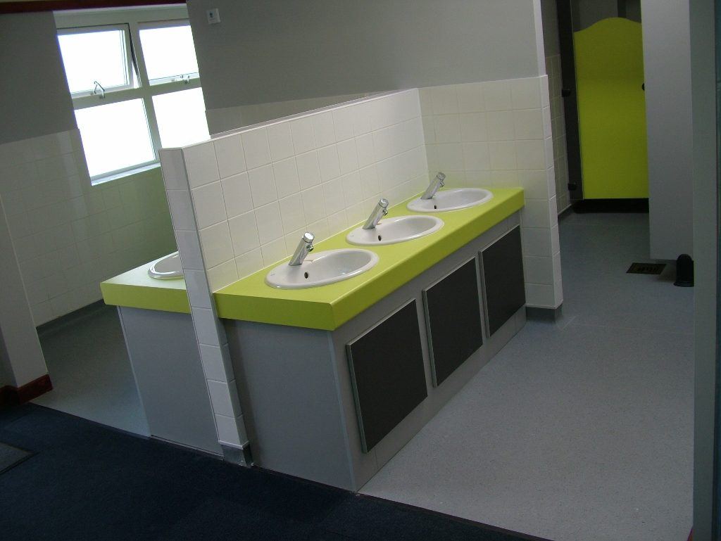 Stourfield Primary School washroom.