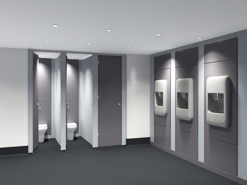 London Academy washrooms.