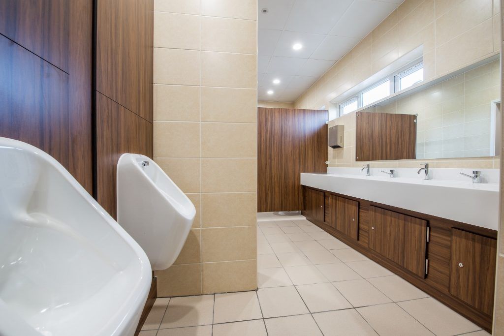 Alresford Golf Club washroom and urinals.